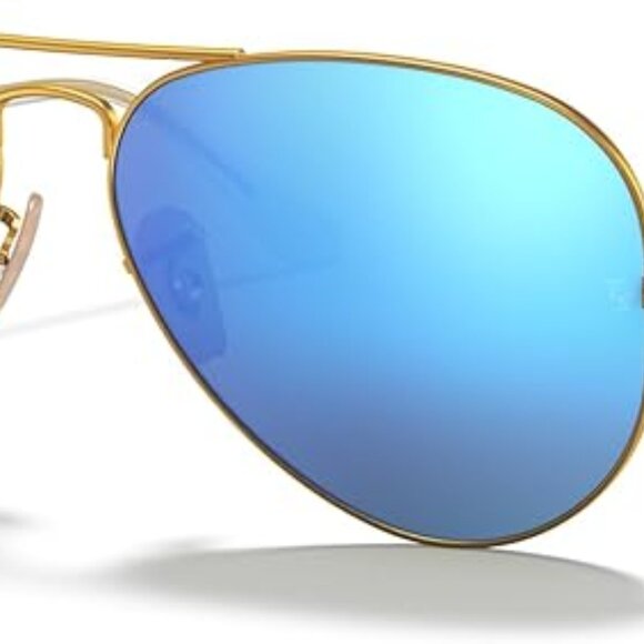 Ray-Ban RB3025 Classic BLUE Mirrored Aviator Sunglasses 112/17 58 14 3N - Picture 1 of 11